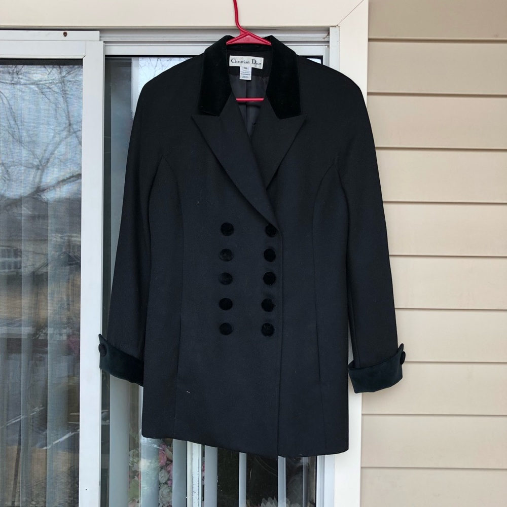 Vintage Christian Dior wool blazer